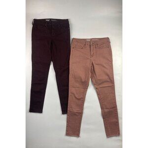 2 lot Mossimo Women's 2R/4R High Rise Skinny Jeans